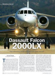 B CA March 2012 2000LX Op Survey - Dassault Falcon