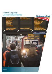 Station Capacity Assessment Guidance - Network Rail