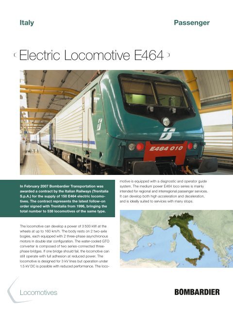 Electric Locomotive E464