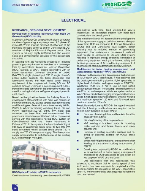 ELECTRICAL - rdso - Indian Railway