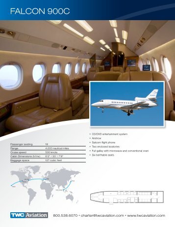 AiRCRAft MoDel fAlCoN 900C - TWC Aviation