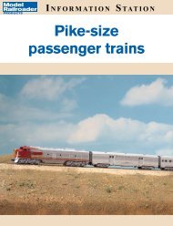 Pike-size passenger trains
