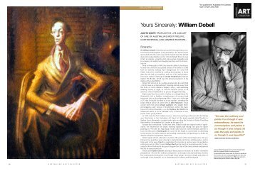 Yours Sincerely: William Dobell - Australian Art Collector