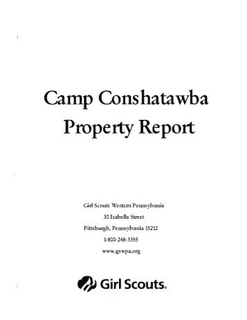 Camp Conshatawba - Girl Scouts Western Pennsylvania