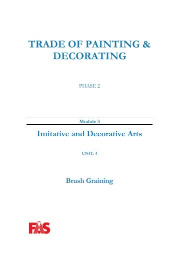 TRADE OF PAINTING & DECORATING - eCollege