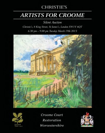 ARTISTS FOR CROOME - Christie's
