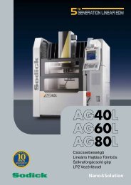 AG40L AG60L AG80L - Sodick Europe Ltd.