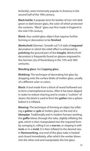 Glass: A Pocket Dictionary Of Terms Commonly Used - Corning ...