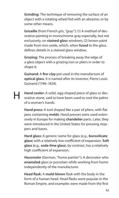 Glass: A Pocket Dictionary Of Terms Commonly Used - Corning ...