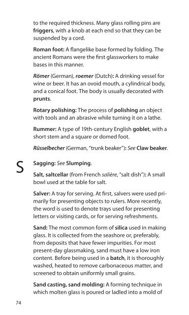 Glass: A Pocket Dictionary Of Terms Commonly Used - Corning ...