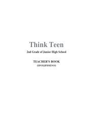 Think Teen - 2nd Grade of Junior High School