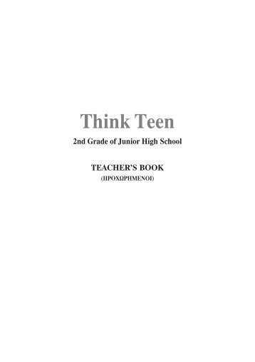 Think Teen - 2nd Grade of Junior High School