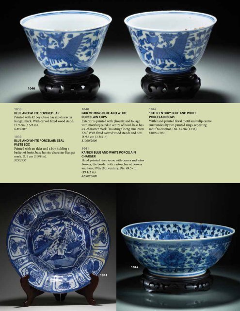 Fine, Decorative & Asian Arts Auction - A. H. Wilkens Auctions ...