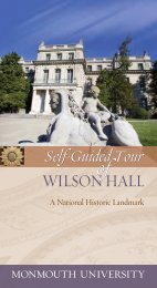 Self-guided Tour of Wilson Hall - Monmouth University