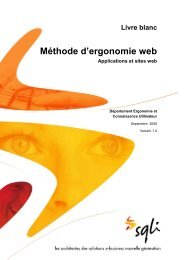 Méthode d'Ergonomie Web - Sqli