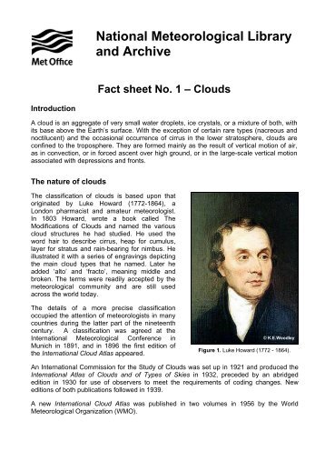 Fact sheet 1 - Met Office