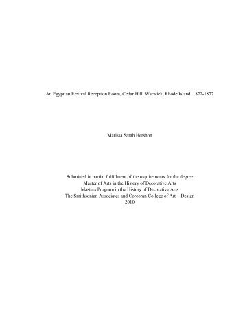 Marissa Hershon Thesis - HDA 2010.pdf - Smithsonian Institution