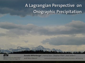 A Lagrangian perspective on orographic precipitation (and flow)