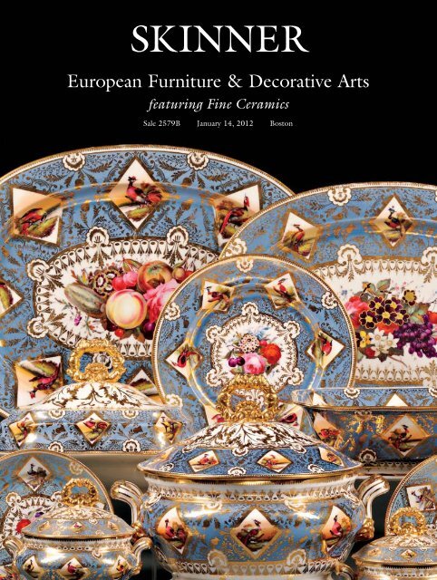 European Furniture Decorative Arts Skinner