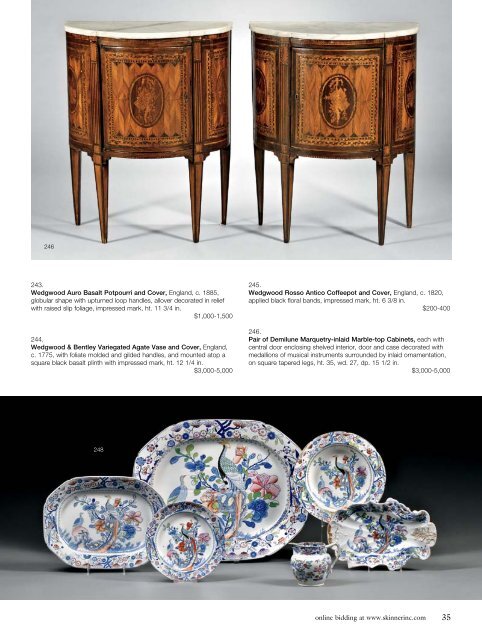 European Furniture & Decorative Arts - Skinner