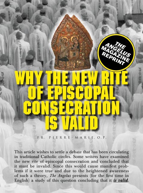 THE ANGELUS - Society of St. Pius X