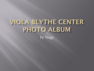 Volume 2 - Viola Blythe Community Service Center