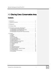 Charing Cross Conservation Area - Waverley Council