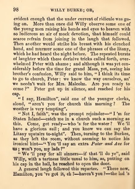 Willy Burke, or, The Irish orphan in America - Digital Repository ...