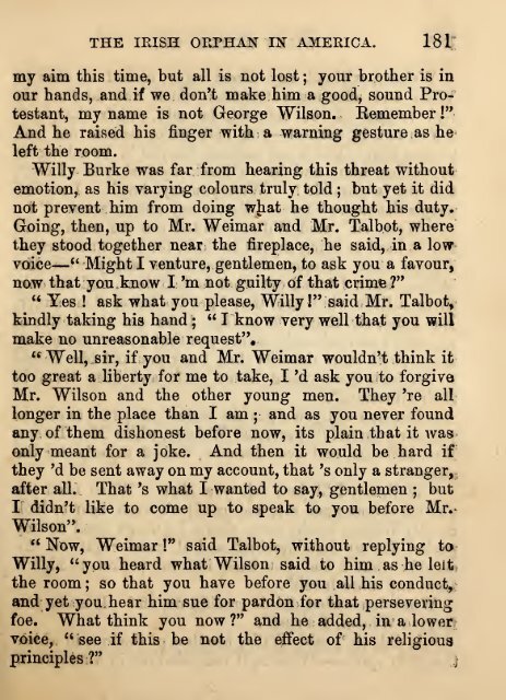 Willy Burke, or, The Irish orphan in America - Digital Repository ...