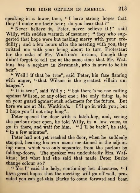 Willy Burke, or, The Irish orphan in America - Digital Repository ...