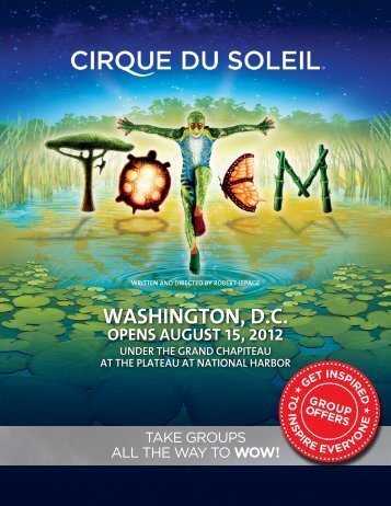 Opens august 15, 2012 - Cirque du Soleil