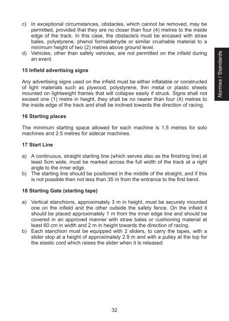 FIM STANDARDS FOR TRACK RACING CIRCUITS (STRC ...