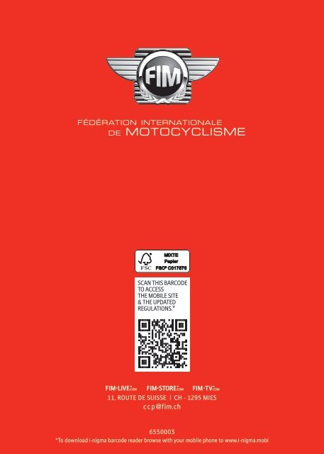 FIM STANDARDS FOR TRACK RACING CIRCUITS (STRC ...