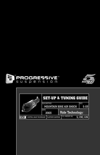 Set-up & tuning guide - Progressive Suspension