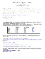 Introduction to the Practice of Statistics - PCC