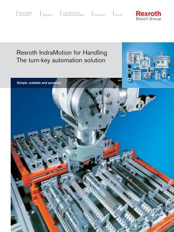 Rexroth IndraMotion for Handling The turn-key ... - Bosch Rexroth