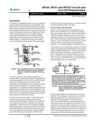 SP720, SP721 and SP723 Turn-On and Turn-Off ... - Littelfuse