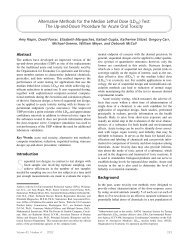 Alternative Methods for the Median Lethal Dose (LD50) Test: The Up ...