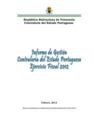 República Bolivariana de Venezuela Contraloría del Estado Portuguesa