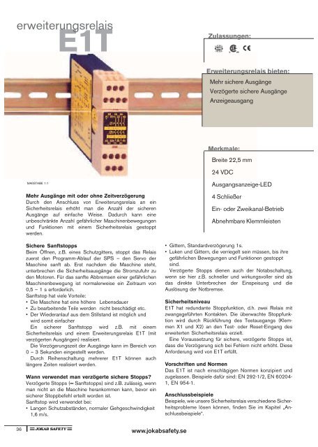 MASCHINEN- SICHERHEIT - MATTLE INDUSTRIE-PRODUKTE AG