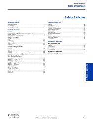 Safety Switches - MATTLE INDUSTRIE-PRODUKTE AG