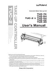 Roland Camm-1 Pro User Manual Gx400