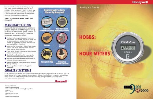 NEW Honeywell 82001 Quartz Standard Hour Meter Timer 10,000 Hours
