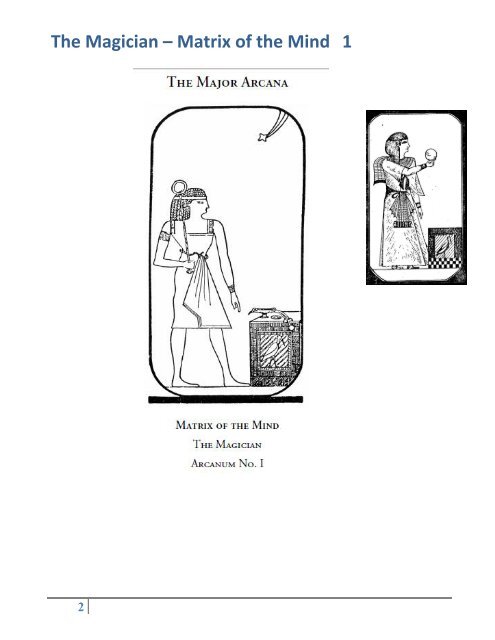 Study Guide to the Major Arcana and Archetypes ... - The Law of One