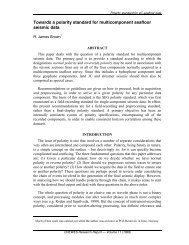 Towards a polarity standard for multicomponent seafloor seismic data