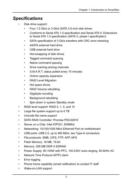 SmartStor NS4600 Product Manual - Promise Technology, Inc.