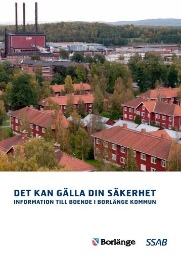 Information till boende i Borlänge kommun - SSAB