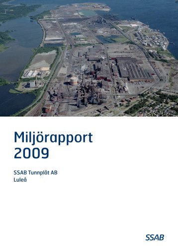 MiljÃ¶rapport 2009 - SSAB