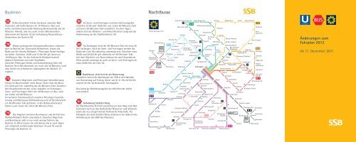 Nachtbusse - SSB