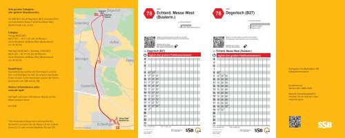 Flughafen/Messe - SSB